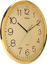 Seiko Wall Clock, Analog, Gold - QXA020ALS