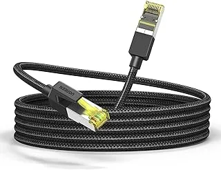 UGREEN Ethernet Cable, Braided Cat 7 Gigabit LAN Network RJ45 Cable 10Gbps 600MHz High Speed Patch Cord F/FTP for Xbox One, PS4, Sky Box, WiFi Extender, Smart TV, Switch, Modem, Router(5M)