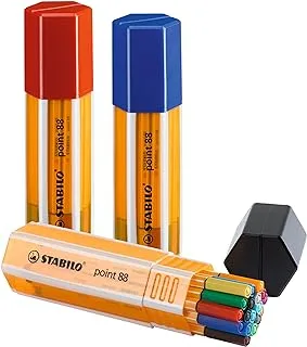 STABILO Point 88 Fineliner Pen Set, Set of 20, Multicolor