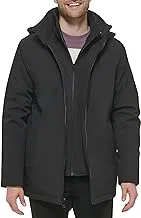 Calvin Klein mens Calvin Klein Men’s Water and Wind Resistant Hooded Coat from Fall Into Winter Jacket