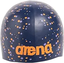 arena Unisex Adult Poolish Molded Silicone Swim Cap for Training and Racing, One Size, Multiple Prints