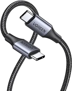 UGREEN USB C Cable 1M Braided 240W (48V 5A) Power Delivery PD 3.1 Fast charge USB C to USB C Cable for iPhone 15 Series,MacBook Pro/Air, iPad Pro2021/Dell XPS 13 15/Galaxy S23/Xiaomi 12/Huawei P60