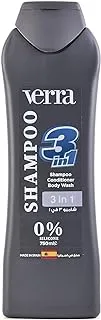 12 PCS Verra 3 In 1 Shampoo, (12pcs x 750ml)