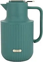 Alsaifgallery Lura Berry Thermos with Handle, 1.5 Liter Capacity, Green/Gold