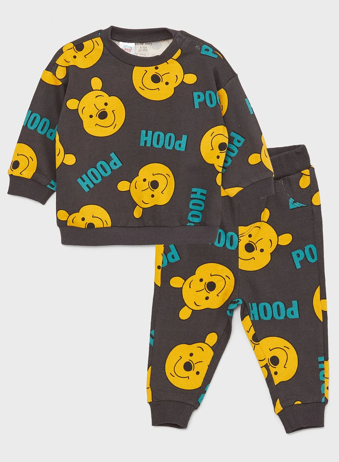 LC WAIKIKI Infant Pooh Bear Sweatshirt & Sweatpants Set