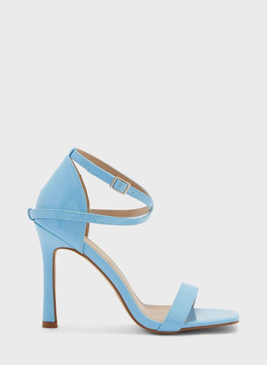 Ginger Ankle-Strap Patent Sandals