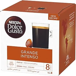Nescafe Dolce Gusto Grande Intenso Coffee Capsules, Box of 16 Servings