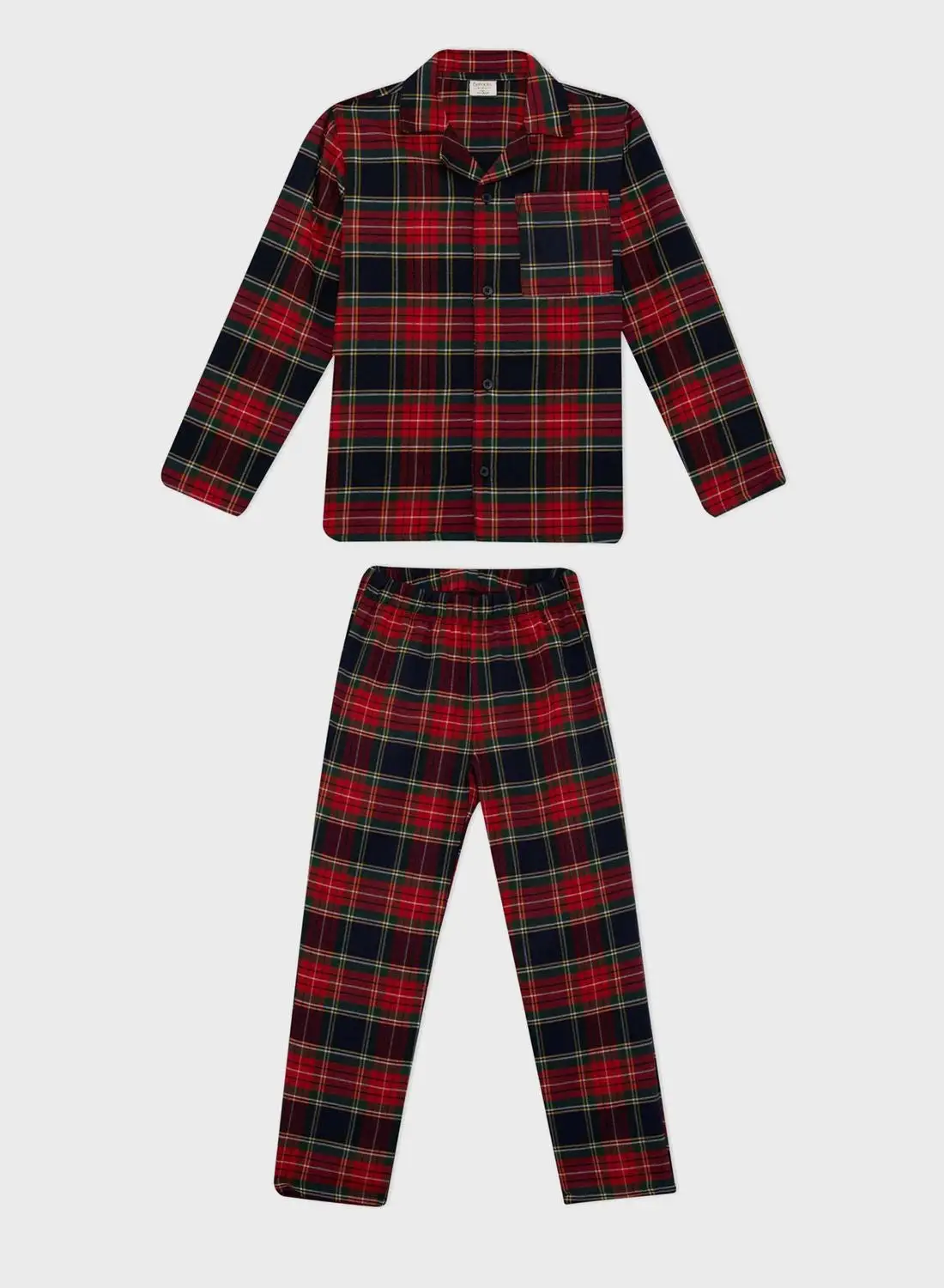DeFacto Kids Checks Pyjama Set