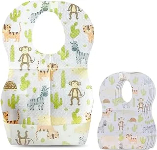 Star Babies Disposable Bibs Pack Of 5 - Animals, 1