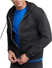 Hanes Ultimate Full-Zip Hoodie, Men's Hooded Fleece Sweatshirt with Zipper