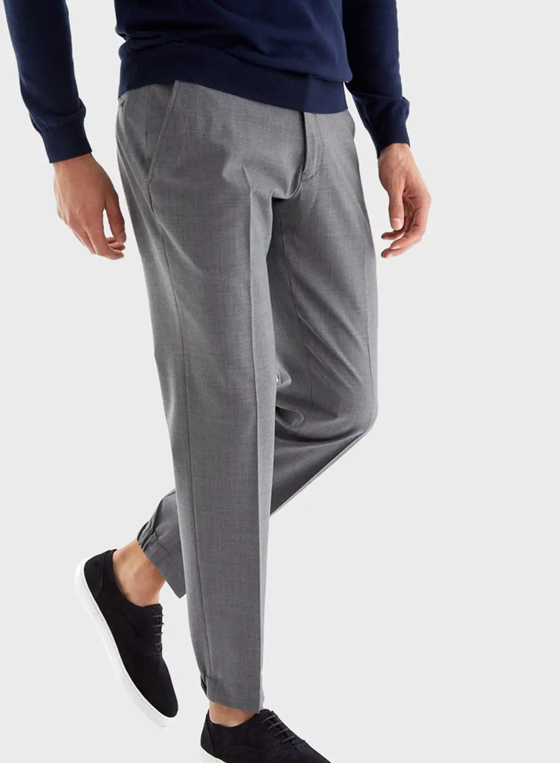 Sacoor Brothers Regular Fit Essential Trousers