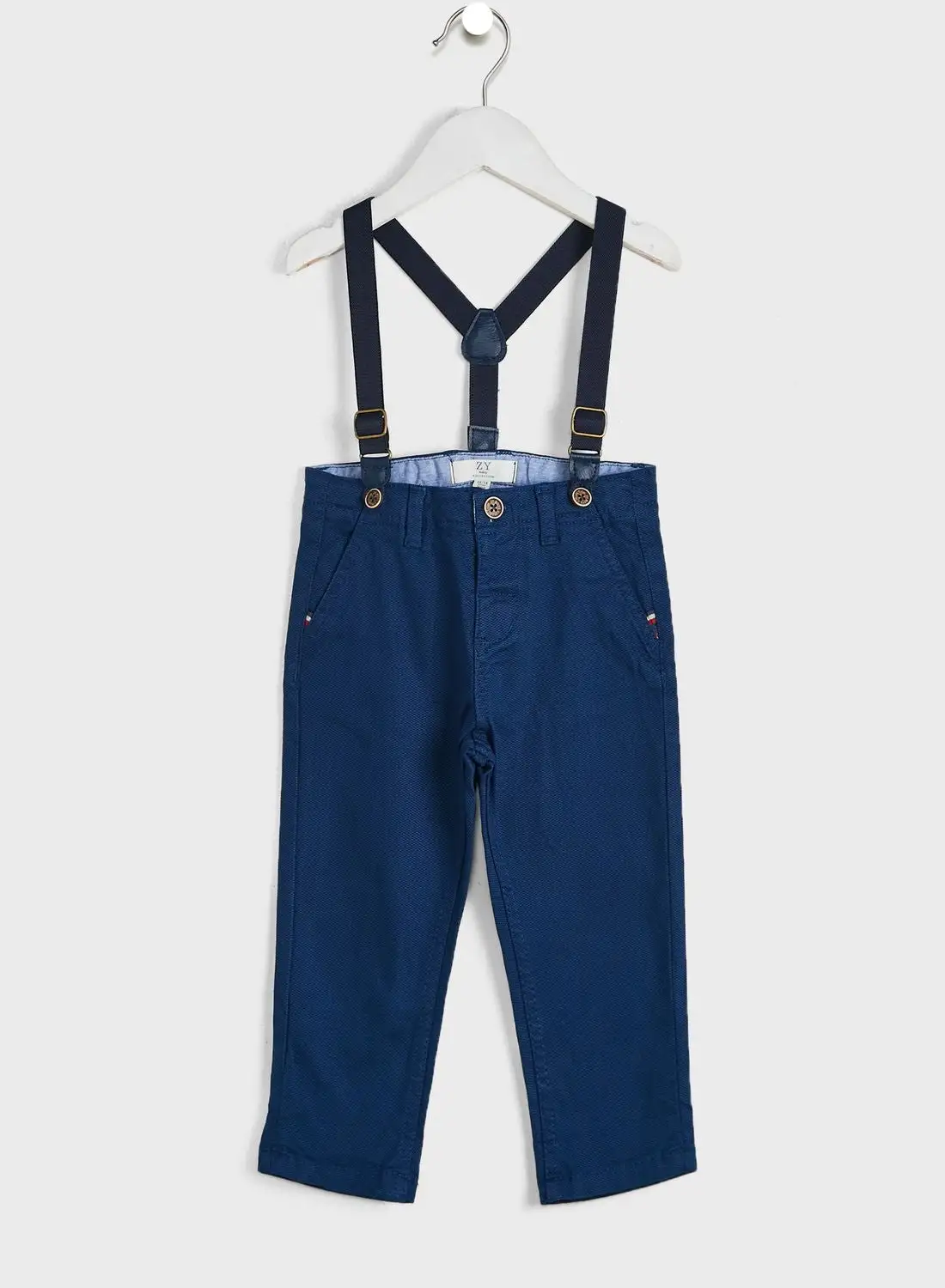 Zippy Infant Straight Fit Trousers Fit Suspenders