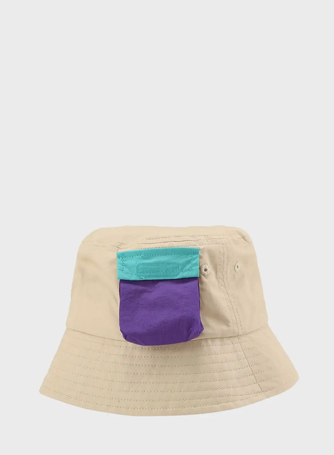 Balabala Kids Pocket Detail Bucket Hat