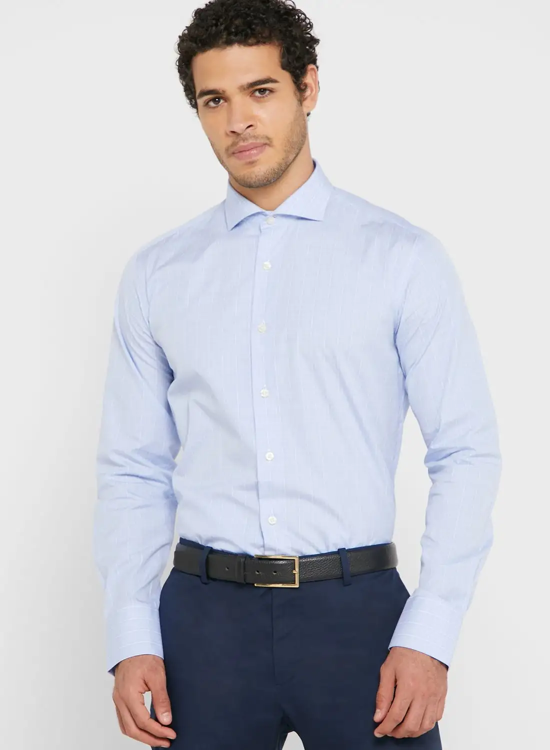 Sacoor Brothers Checked Slim Fit Shirt