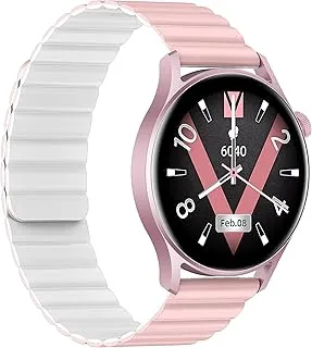 Kieslect Lora 2 Bluetooth Calling Lady Smartwatch with Double Strap (Pink)