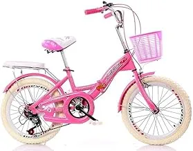 Beiyouqi 21 Speeds Girl Bike 20 Inches, Rose Red, Size L