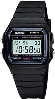 Casio Watch for Men - Digital Resin Band - F-91W-1HDG