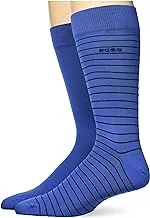 BOSS mens 2-pack Big Logo Combed Cotton Socks Casual Sock