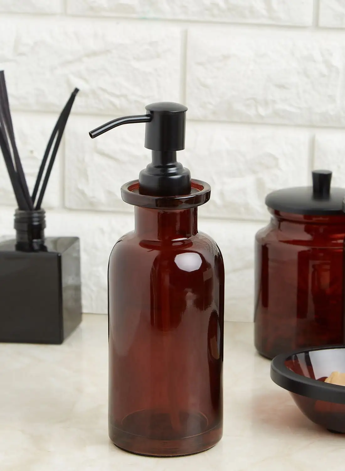 Premier Allegra Kiara Glass Soap Dispenser 300Ml