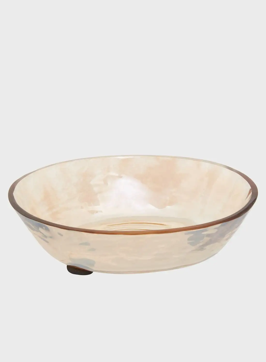 Premier Allegra Gold Glass Soap Dish