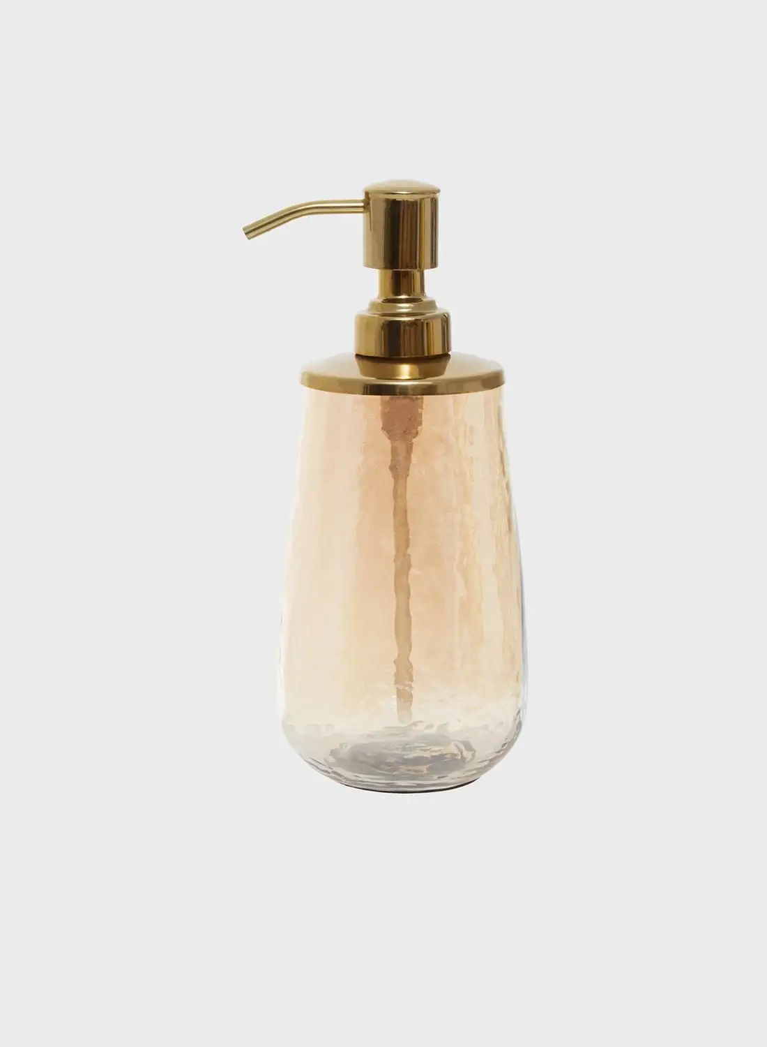 Premier Allegra Gold Glass Soap Dispenser