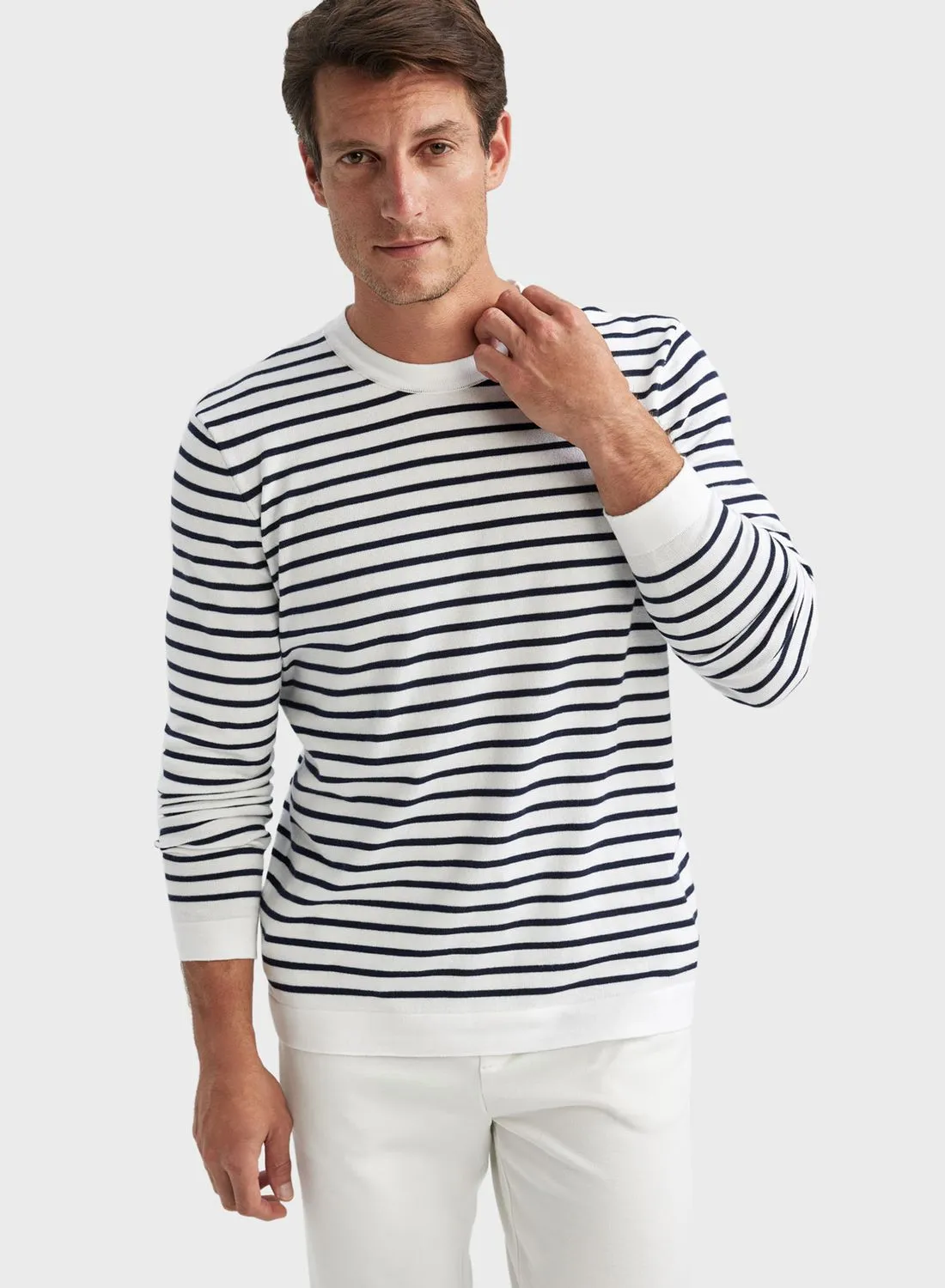 DeFacto Striped Sweatshirt