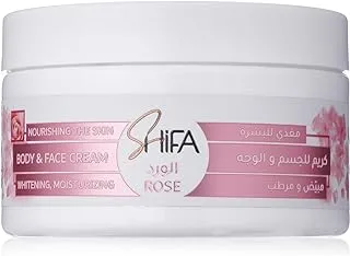 Rose Healing Cream for Whitening and Moisturizing Face and Body 250ml
