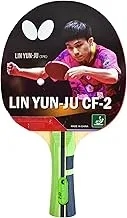 Butterfly Lin Yun-Ju Shakehand Ping Pong Paddle - Lightweight & Offers A High Degree of Control for Developing Table Tennis Players - Recommended for Beginners