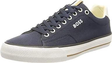 Hugo Boss AidenTenncvN Tennis Sneaker, Size 46, Dark Blue