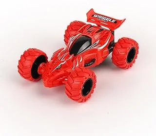 D-Power - Fiction Inertia Racecar - Red | 360° Rotating Stunts, No Batteries, Perfect Gift for Kids | 3+