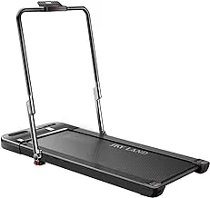 SKY LAND Fitness Treadmill: 2-in-1 Under Desk Treadmill: Foldable 2.5 HP Walking Pad and Running Machine for Home and office, with Remote Control,Super Slim Mini Quiet Home Treadmill - EM-1293 (Black)