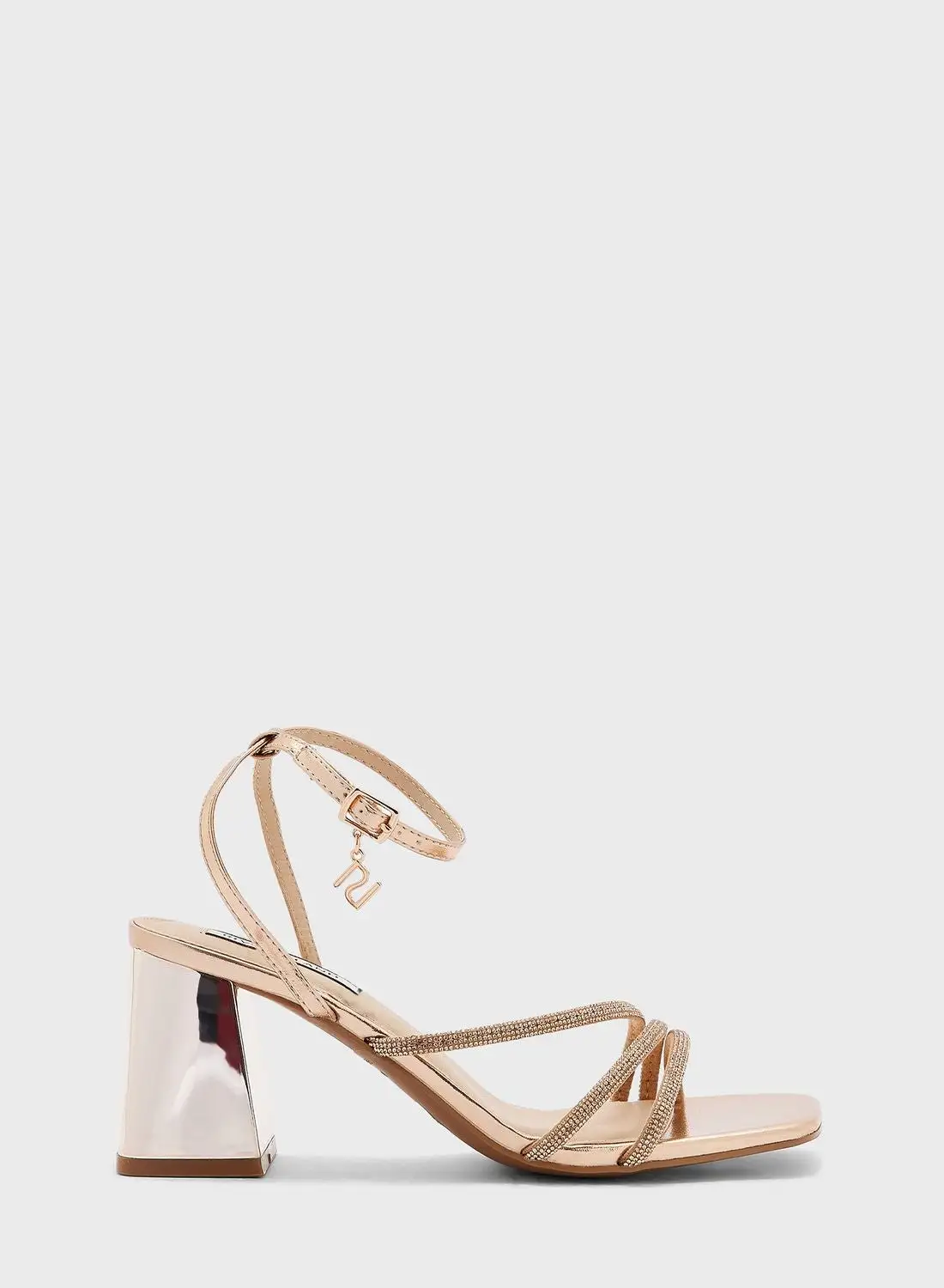 RIVER ISLAND Strappy Block Heeled Sandals