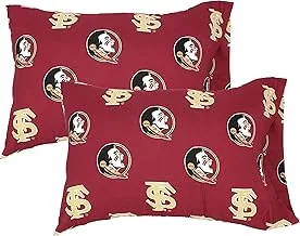 College Covers Everything Comfy Florida State Seminoles Pillowcase Pair - Solid (Includes 2 Standard Pillowcases)