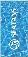 Seafans Ocean Swimmers Towel, Blue