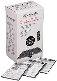THERABAND Professional Special Heavy Resistance Bands Dispenser Box, 50-Yard Length, Black