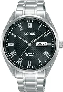 Lorus Automatic classic black dial stainless steel Bracelet watch for men RL429BX9