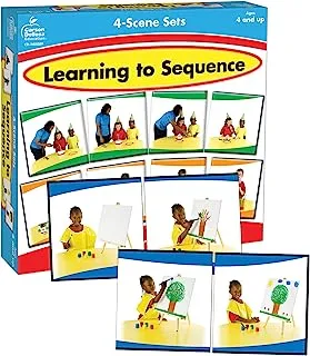 Carson-Dellosa Learning to Sequence 4-Scene Educational Board Game