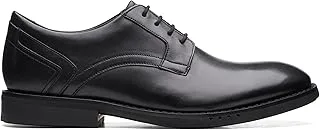 Clarks Black Leather Un Hugh Lace Mens Formal Lace up Size 44.5