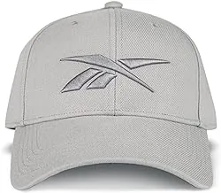 Reebok Medium Curved Brim with Breathable Design [Ree] cycled Vector Baseball Cap 6 Panel