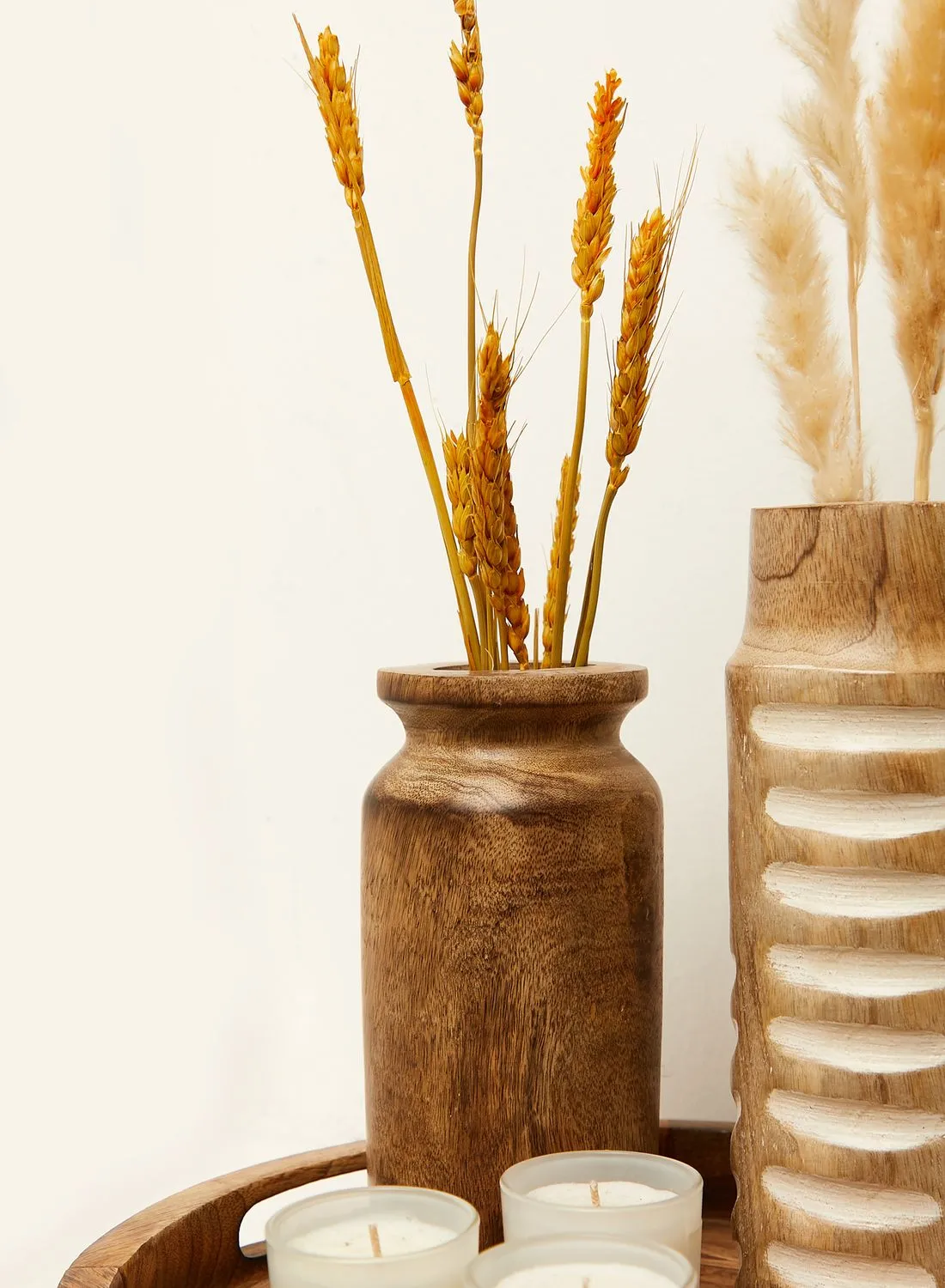 AURORA Decorative Wooden Vase