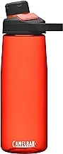 CamelBak Chute Mag BPA Free Water Bottle with Tritan Renew - Magnetic Cap Stows While Drinking, 25 oz, Fiery Red