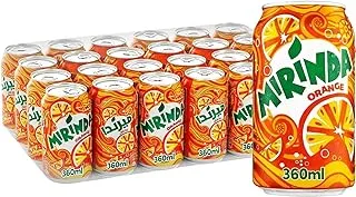 Mirinda Orange Carbonated Soft Drink, 24 x 400 ml