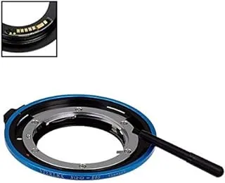 Fotodiox Pro Lens Mount Cine Adapter Compatible with Nikon Nikkor F Mount G-Type D/SLR Lens to Canon EOS (EF/EF-S) Mount DSLR Camera Body - with Aperture Control and Gen10 Focus Confirmation Chip