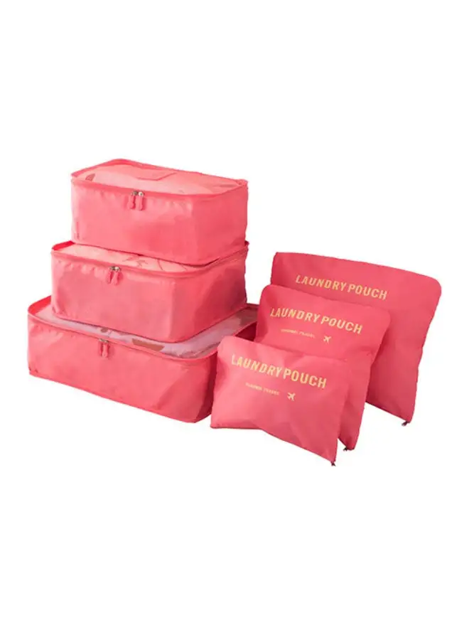 Valojusha 5-Piece Luggage Travel Organizer Bag Set Red