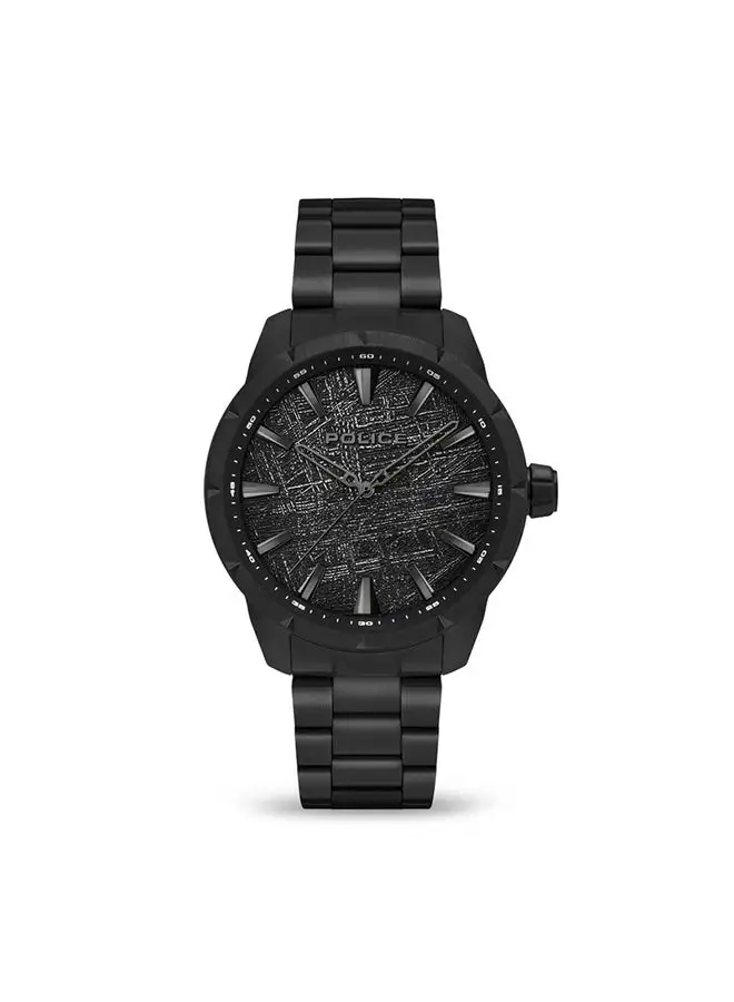 POLICE Men's Pendry Analog Stainless steel Wrist Watch PEWJG2202903 - 45mm - Black