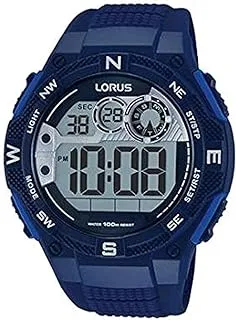 R2319LX9 - Lorus Men's, Digital, 100m Water Resistant, Calender, Chronograph, Dark Blue color