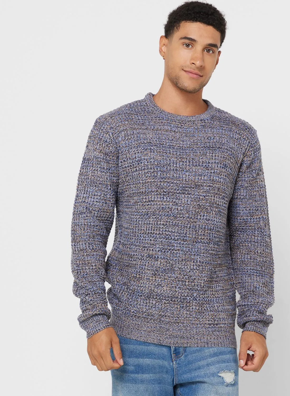BRAVE SOUL Melange Sweater