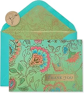 Papyrus Thank You Cards with Envelopes, Floral (12-Count)