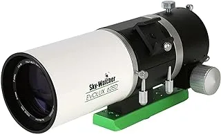 Sky Watcher Sky-Watcher Evolux 62ED Doublet Apo Refractor Telescope- Compact and Portable Optical Tube for Affordable Astrophotography and Visual Astronomy, White (S11305)
