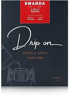 Drip on Specialty Coffee Drip Bags - Whole Beans 75 g - Rawanda